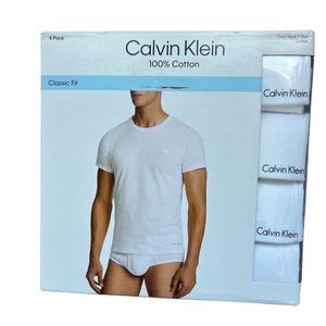 Calvin Klein Classic Fit Crew Neck Tshirt Cotton, L